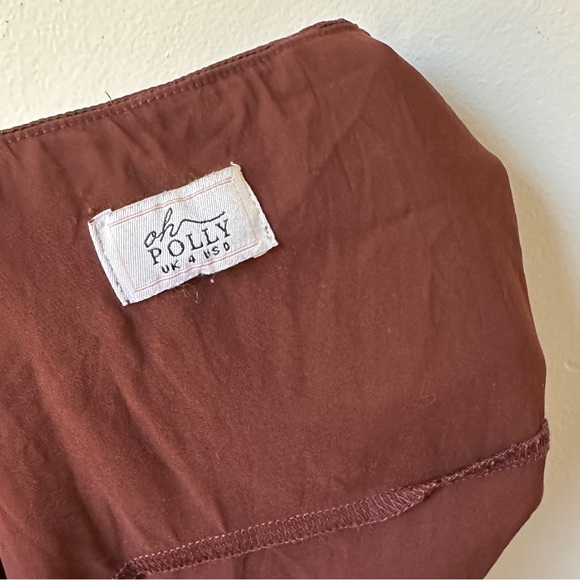 Oh Polly A Minute Past Midnight
Dress Cowl Neck Corset
Asymmetric Brown US 0 XS - Picture 8 of 9